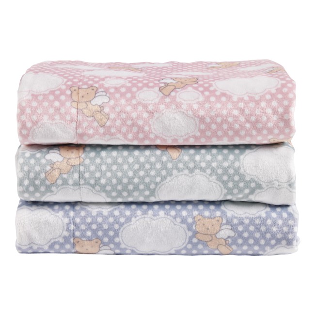 DAS BABY ΚΟΥΒΕΡΤΑ FLEECE 75X100 RELAX 4901 MINT