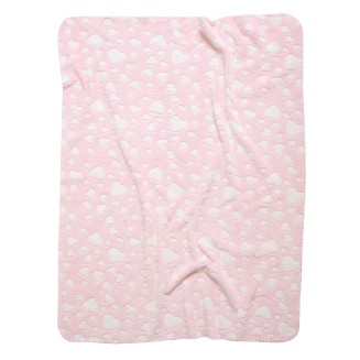 Κουβέρτα Fleece Αγκαλιάς 75x100 Das Home Baby Relax 4907 Pink