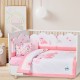 DAS BABY ΚΟΥΒΕΡΛΙ FUN 4936 PINK, WHITE