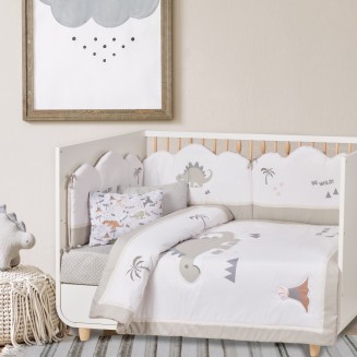 Κουβερλί Κούνιας 110x150 Das Home Baby Fun 4937 Beige-Olive