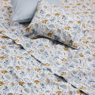 Σεντόνια Σετ Κούνιας 130x170 Das Home Fun 4977 Mint-Taupe