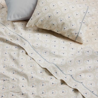 Σεντόνια Σετ Κούνιας 130x170 Das Home Fun 4979 Taupe