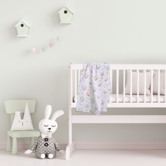 Σεντόνια Σετ Λίκνου Das Home Baby Fun 70x120 4919 Mint-Pink-White