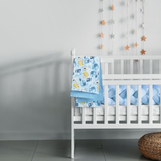 Σεντόνια Σετ Λίκνου 70x120 Das Home Baby Fun 4935 Blue