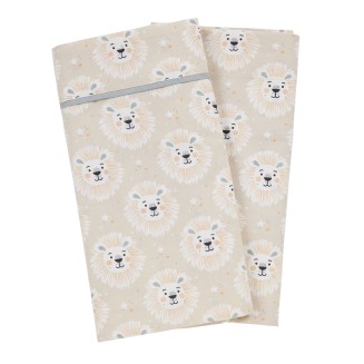 Σεντόνια Σετ Λίκνου 70x120 Das Home Fun 4979 Taupe