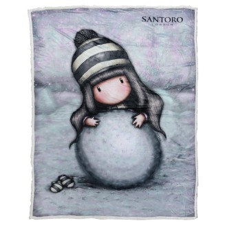 Κουβέρτα Fleece Sherpa Μονή 160x220 Das Home Santoro Gorjuss The Snow Girl 5033