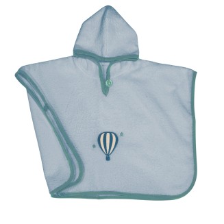 Μπουρνούζι Πόντσο 45x60 Greenwich Polo Club Baby 2907 Σιέλ