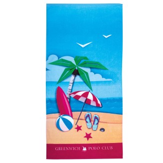 Πετσέτα Θαλάσσης 70x140 Junior Greenwich Polo Club 3719