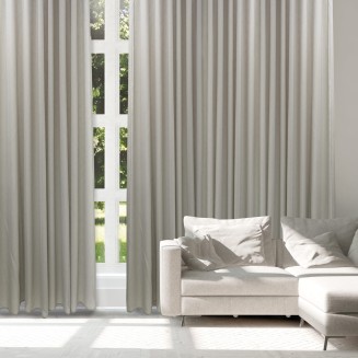 Κουρτίνα Με Κρίκους 300x265 Das Home 2221 Γκρί