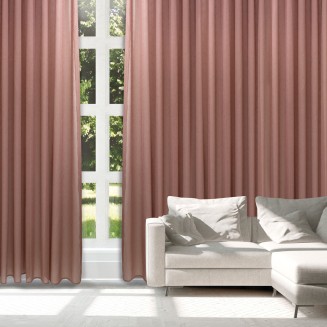 Κουρτίνα Με Κρίκους 300x265 Das Home 2223 Ρόδι