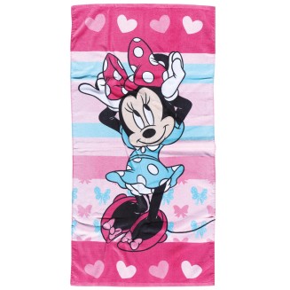 Πετσέτα Θαλάσσης 70x140 Das Home Disney Minnie Hearts 5862