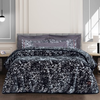 Κουβέρτα Velour Υπέρδιπλη 220x240 Greenwich Polo Club 3434 Γκρί