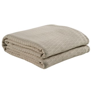 Κουβέρτα Ζακάρ Υπέρδιπλη 220x240 Das Home 0493 Μπέζ