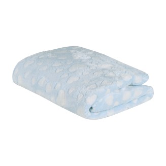 Κουβέρτα Fleece Αγκαλιάς 75x100 Das Home Baby Relax 4908 Light Blue