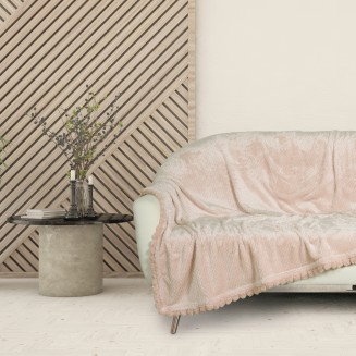 Κουβέρτα Fleece Καναπέ 130x170 Das Home 1185 Pink