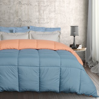 Πάπλωμα Υπέρδιπλο 220x240 Das Home Happy 9642 Blue-Terracotta
