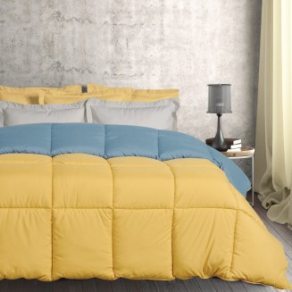 Πάπλωμα Υπέρδιπλο 220x240 Das Home Happy 9644 Blue-Ochre