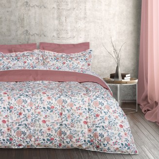 Παπλωματοθήκη Σετ Υπέρδιπλη 220x240 Das Home Prestige 1683 Green,Pink