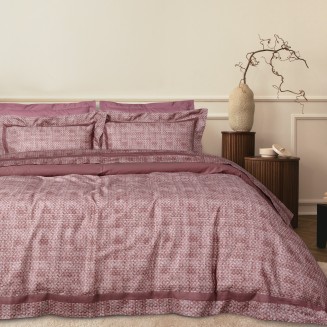 Σεντόνια Σετ Υπέρδιπλα 240x270 Das Home Executive 1687 Cream-Dark Rose