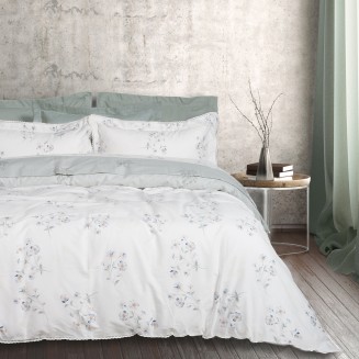 Σεντόνια Σετ Υπέρδιπλα 240x260 Das Home Prestige 1685 Ecru-Green