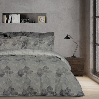 Παπλωματοθήκη Σετ Μονή 160x240 Das Home Casual 5421 Grey