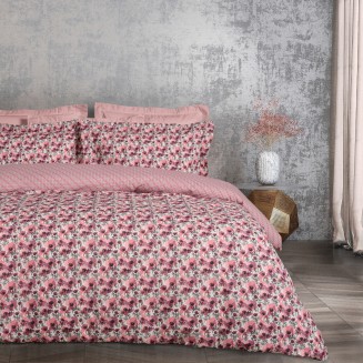 Παπλωματοθήκη Σετ Μονή 160x240 Das Home Casual 5424 Black,Nude