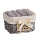 DAS HOME ΣΕΤ ΠΕΤΣΕΤΕΣ 4ΤΕΜΑΧΙΩΝ SOFT 4001 GREY