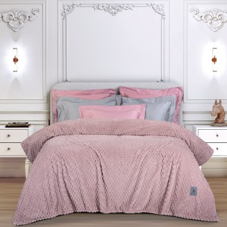 Κουβέρτα Fleece Μονή 160x220 Greenwich Polo Club 3474 Nude
