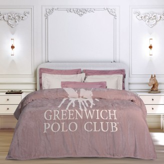 Κουβέρτα Fleece Μονή 160x220 Greenwich Polo Club 3491 Nude