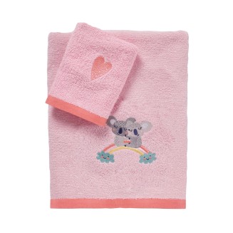 Πετσέτα Σετ 2 Τεμαχίων Das Home Fun 4934 Pink