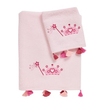 Πετσέτα Σετ 2 Τεμαχίων Das Home Smile 4963 Pink