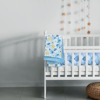 Σεντόνια Σετ Λίκνου 70x120 Das Home Baby Fun 4935 Blue