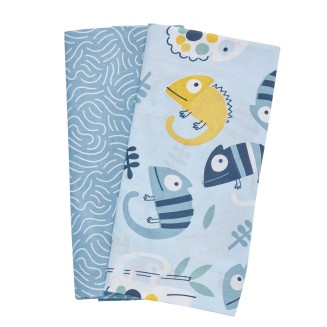 Σεντόνια Σετ Λίκνου 70x120 Das Home Baby Fun 4935 Blue