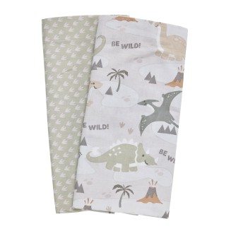 Σεντόνια Σετ Λίκνου 70x120 Das Home Baby Fun 4937 Beige-Olive
