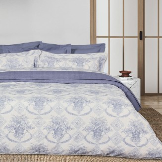 Κουβερλί King Prestige 230x250 Das Home 1696 Blue-Ecru