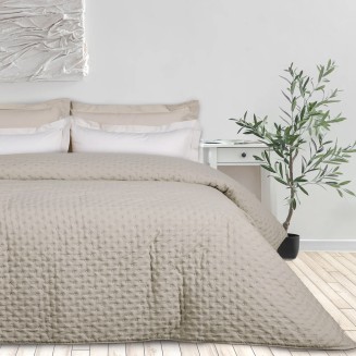 Κουβερλί Υπέρδιπλo 220x240 Das Home Happy 9652 Light Taupe