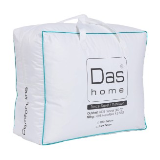 Πάπλωμα Υπέρδιπλο 220x240 Das Home Tencel Comfort 1429 White