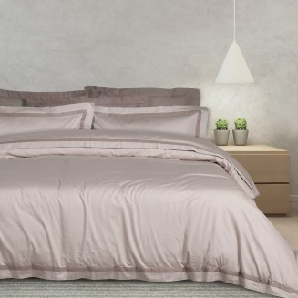 Παπλωματοθήκη Σετ Υπέρδιπλη 220x240 Das Home Executive 1700 Taupe