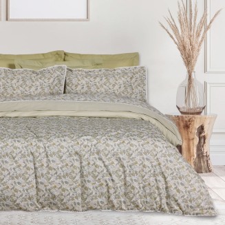 Σεντόνια Σετ King 250x270 Prestige Das Home 1692 Olive-Taupe