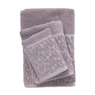 Πετσέτα Σετ 3 Τεμαχίων Das Home Best 785 Grey