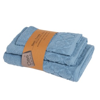 Πετσέτα Σετ 3 Τεμαχίων Das Home Best 789 Blue