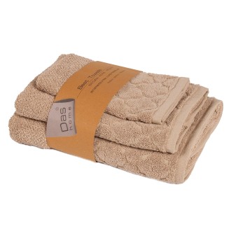 Πετσέτα Σετ 3 Τεμαχίων Das Home Best 792 Taupe