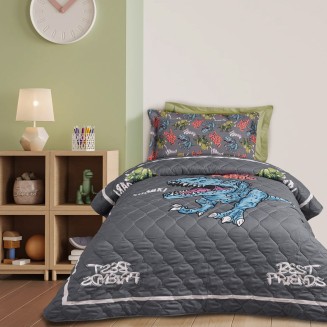 Κουβερλί Μονό Kids 160x240 Das Home 4931 Cream-Grey