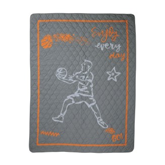 Κουβερλί Μονό Kids 160x240 Das Home 4941 Grey-Orange