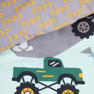 Σεντόνια Σετ Μονά 170x260 Das Home Kids 4926 Green-Grey