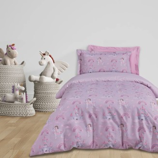 Σεντόνια Σετ Μονά 170x260 Das Home Kids 4932 Purple