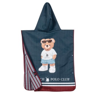 Πόντσο Παιδικό 50x115 Greenwich Polo Club 4042 Blue