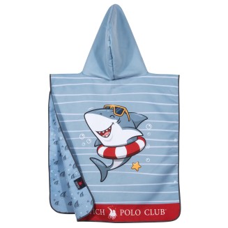 Πόντσο Παιδικό 50x115 Greenwich Polo Club 4044 Blue