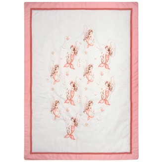 Κουβερλί Κούνιας 110x150 Greenwich Polo Club Βaby Essential 8853 Grey-Pink