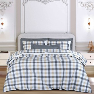 Σεντόνια Σετ King 260x280 Essential Greenwich Polo Club 2265 Beige-Grey